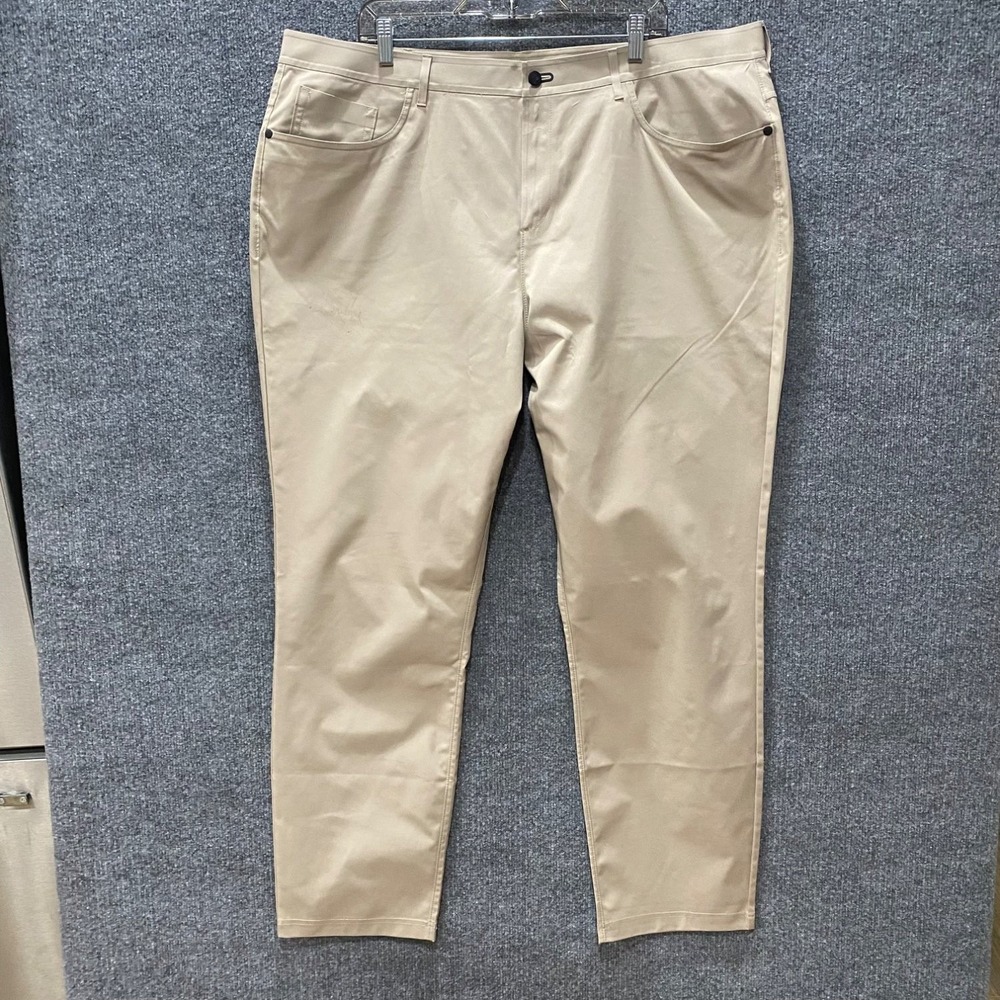 Public Rec All Day Every Day Mens 42 Beige Chino 5-Pocket Stretch Pants 42x30
